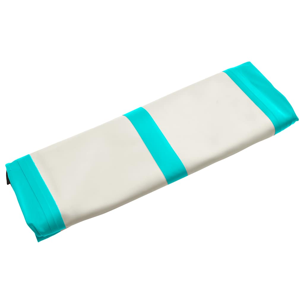 Strunjača na napuhavanje s crpkom 700 x 100 x 15 cm PVC zelena