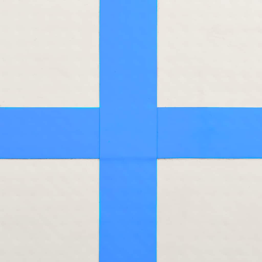 Strunjača na napuhavanje s crpkom 300 x 100 x 20 cm PVC plava