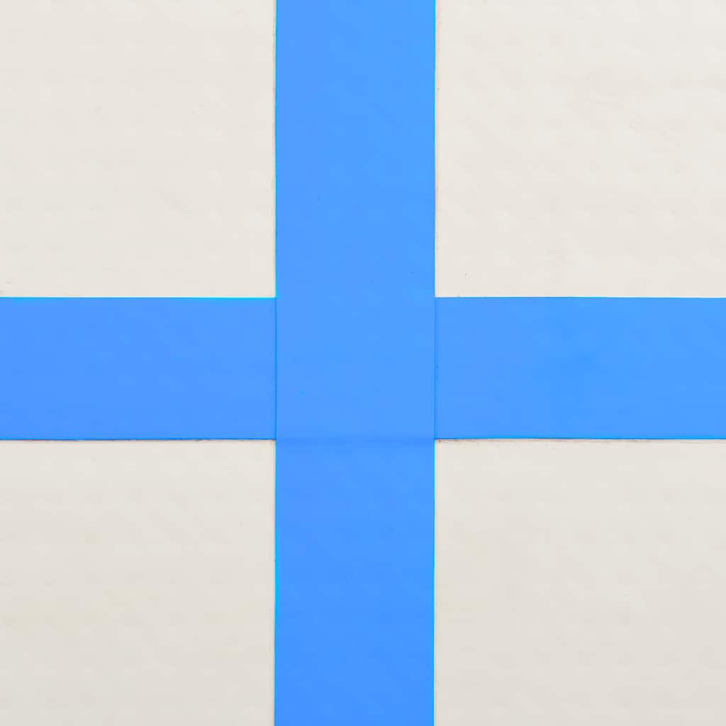 Strunjača na napuhavanje s crpkom 400 x 100 x 20 cm PVC plava