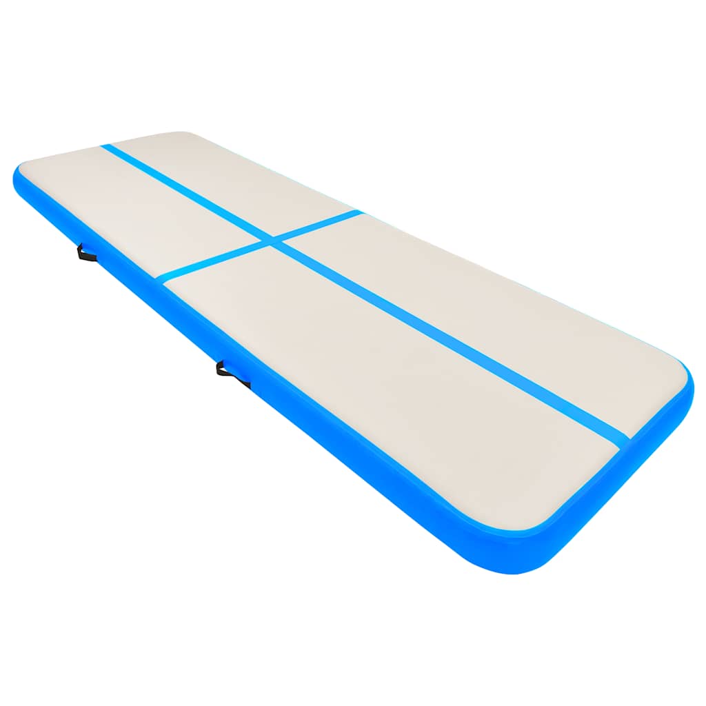 Strunjača na napuhavanje s crpkom 500 x 100 x 20 cm PVC plava