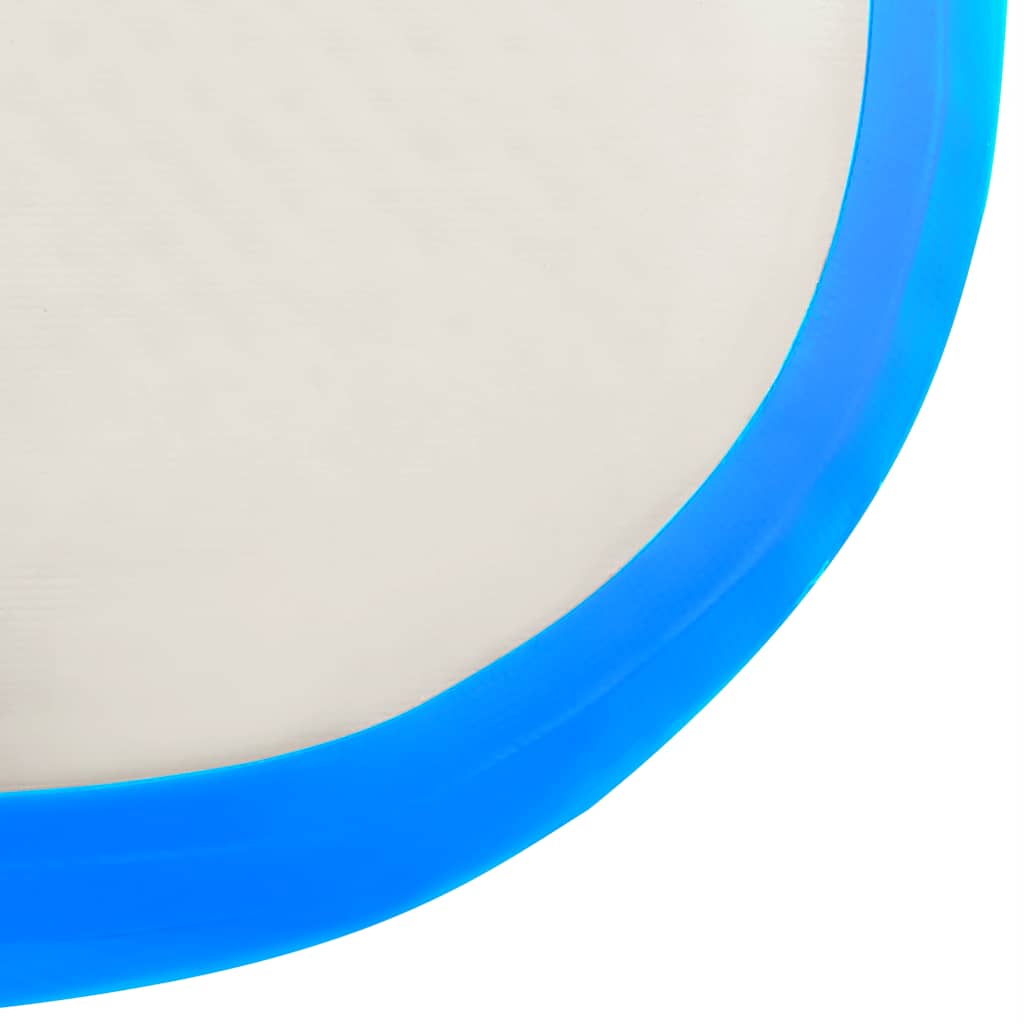 Strunjača na napuhavanje s crpkom 600 x 100 x 20 cm PVC plava