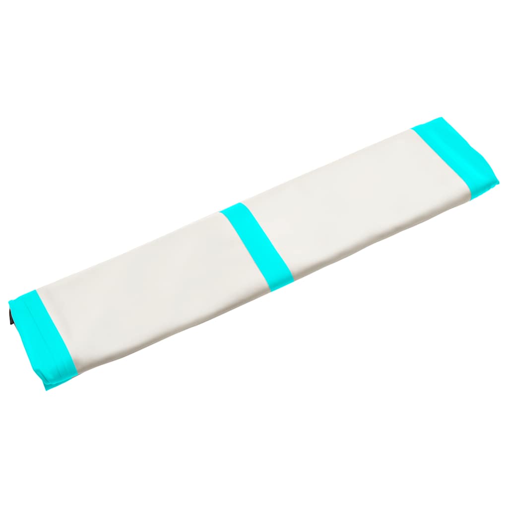 Strunjača na napuhavanje s crpkom 200 x 200 x 10 cm PVC zelena