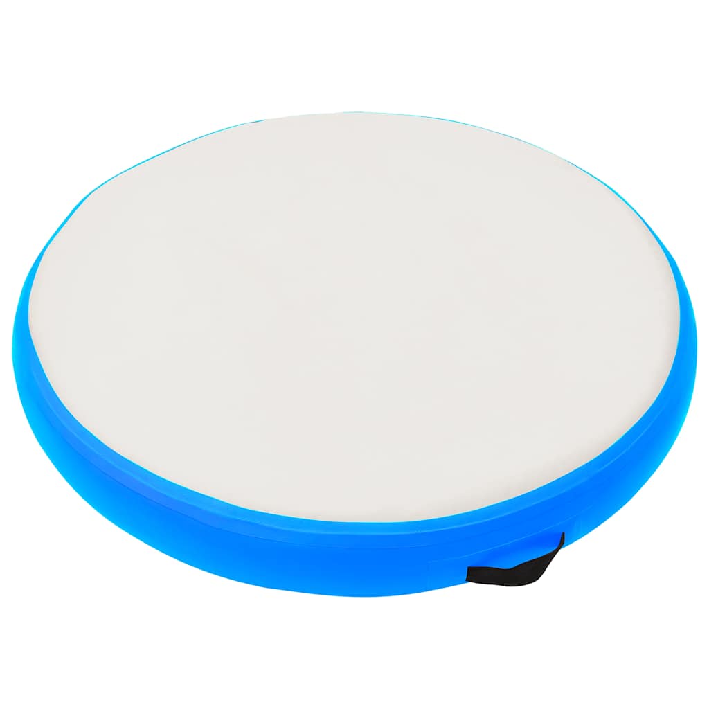 Gimnastička prostirka na napuhavanje 100x100x10 cm PVC plava