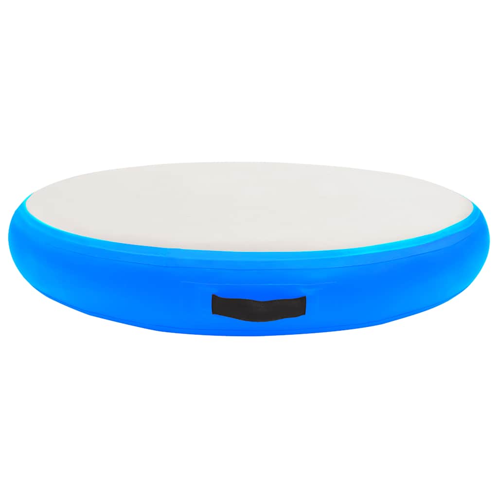 Gimnastička prostirka na napuhavanje 100x100x15 cm PVC plava