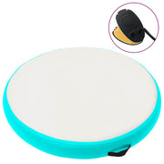 Gimnastička prostirka na napuhavanje 100x100x20 cm PVC zelena