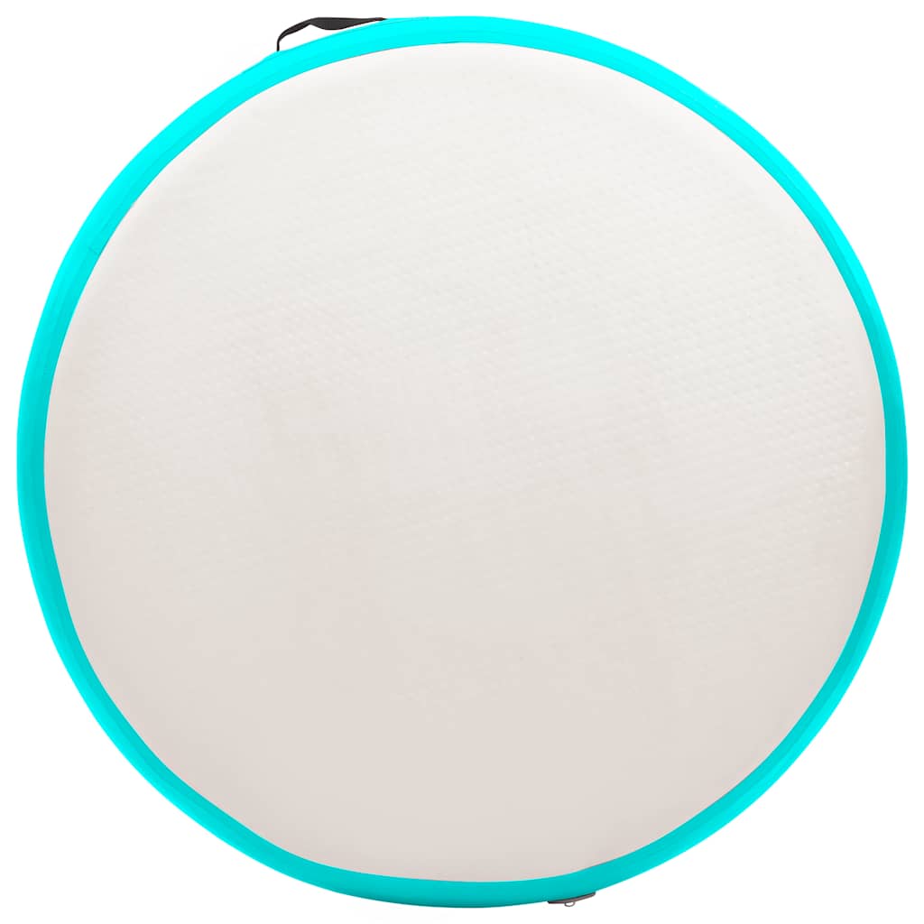 Gimnastička prostirka na napuhavanje 100x100x20 cm PVC zelena