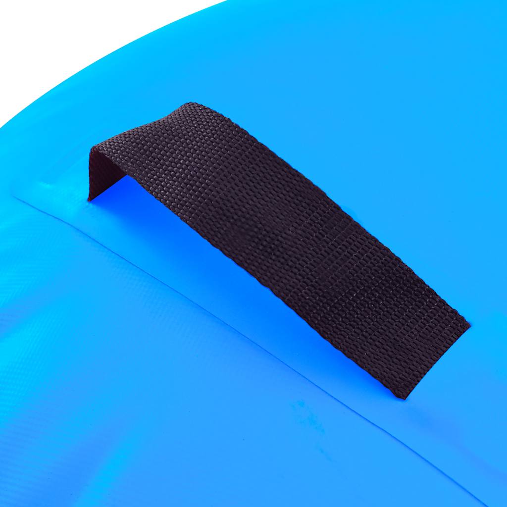 Gimnastički valjak na napuhavanje s crpkom 120x90 cm PVC plavi