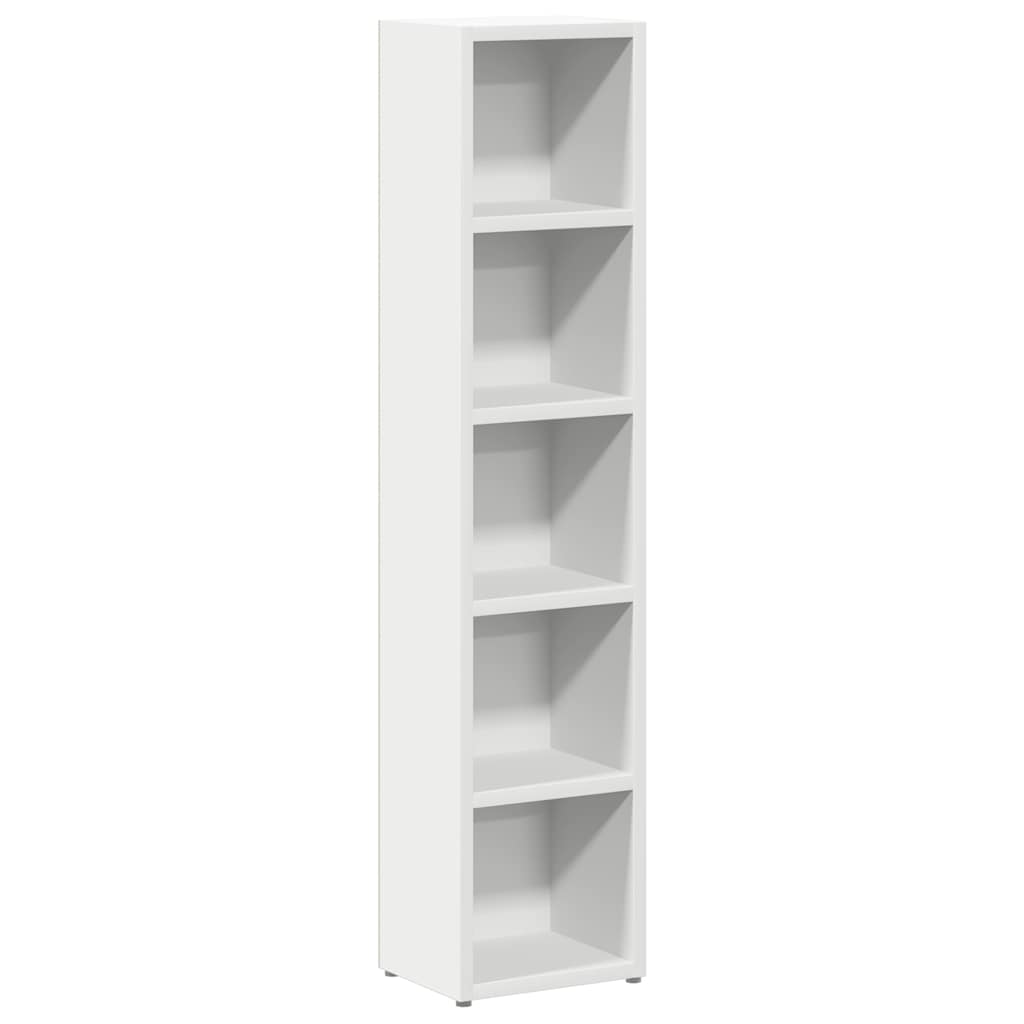 Ormarići za CD-ove 2 kom bijeli 21 x 16 x 93,5 cm od iverice