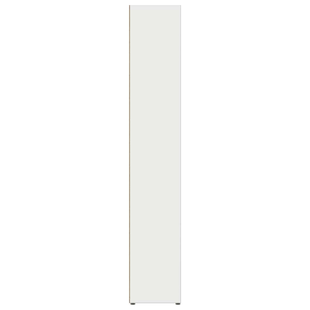 Ormarići za CD-ove 2 kom bijeli 21 x 16 x 93,5 cm od iverice