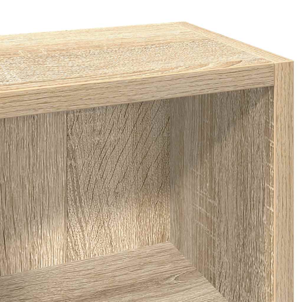 Ormarići za CD-ove 2 kom boja hrasta 21x16x93,5 cm od iverice