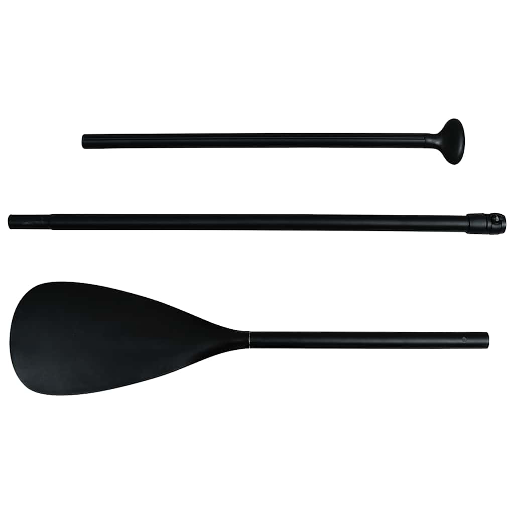Set daske na napuhavanje za veslanje stojeći 305x76x15 cm crni