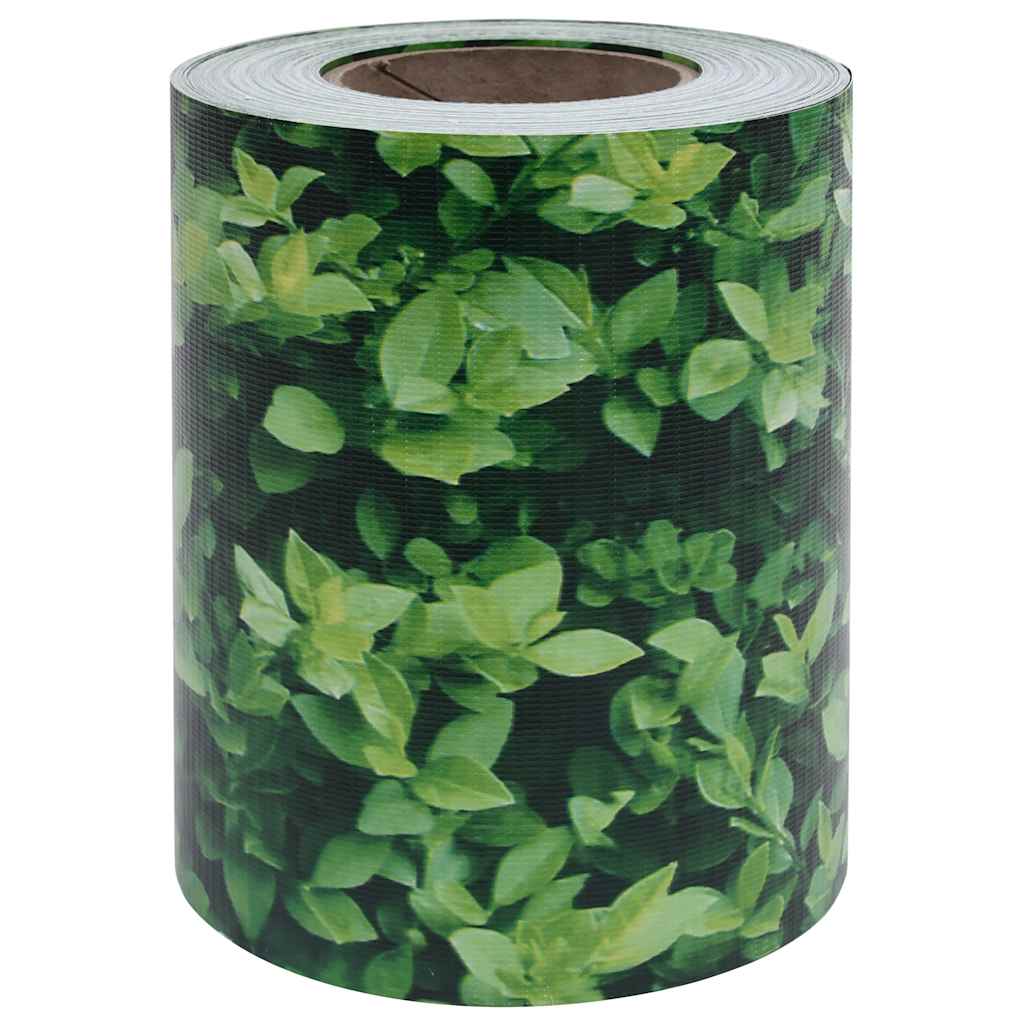 Vrtni zaslon za privatnost PVC 35 x 0,19 m zeleni