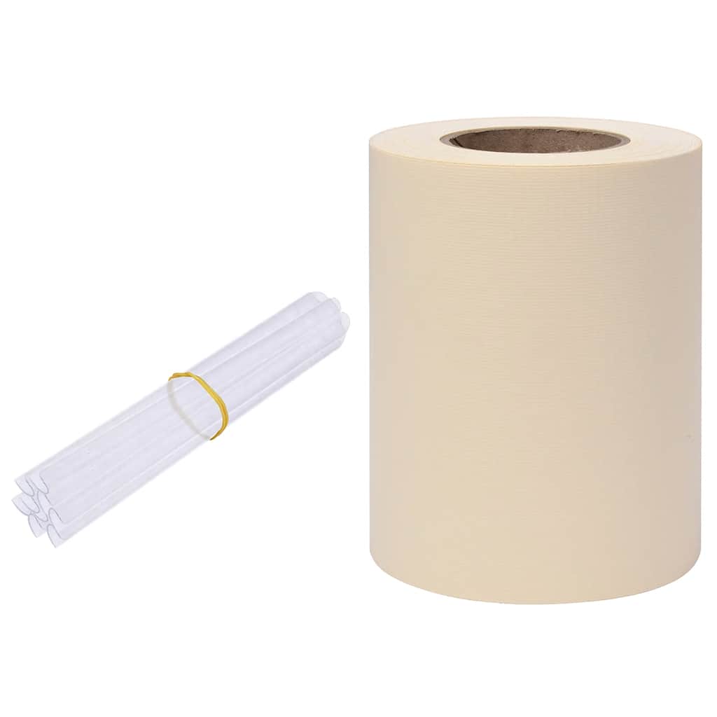 Vrtni zaslon za privatnost PVC 70 x 0,19 m krem