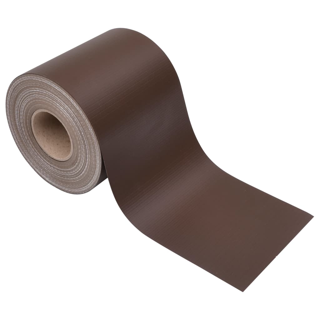 Vrtni zaslon za privatnost PVC 35 x 0,19 m smeđi