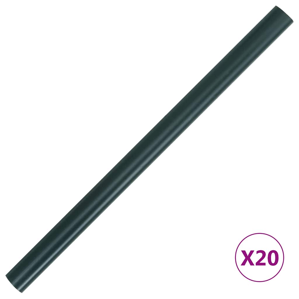 Vrtni zaslon za privatnost PVC 35 x 0,19 m mat zeleni