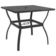 Vrtni stol antracit 81,5 x 81,5 x 72 cm čelični