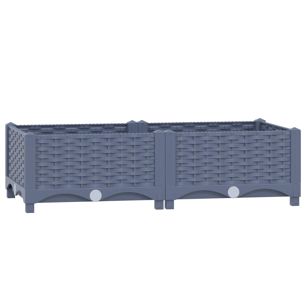 Povišena gredica 80 x 40 x 23 cm od polipropilena