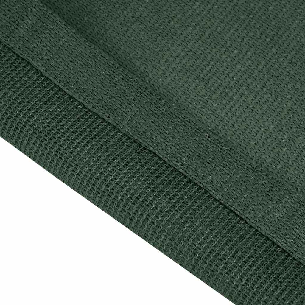 Tepih za šator 400 x 800 cm tamnozeleni HDPE