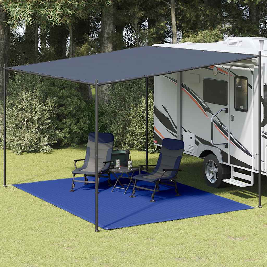 Tepih za šator 300 x 400 cm plavi HDPE