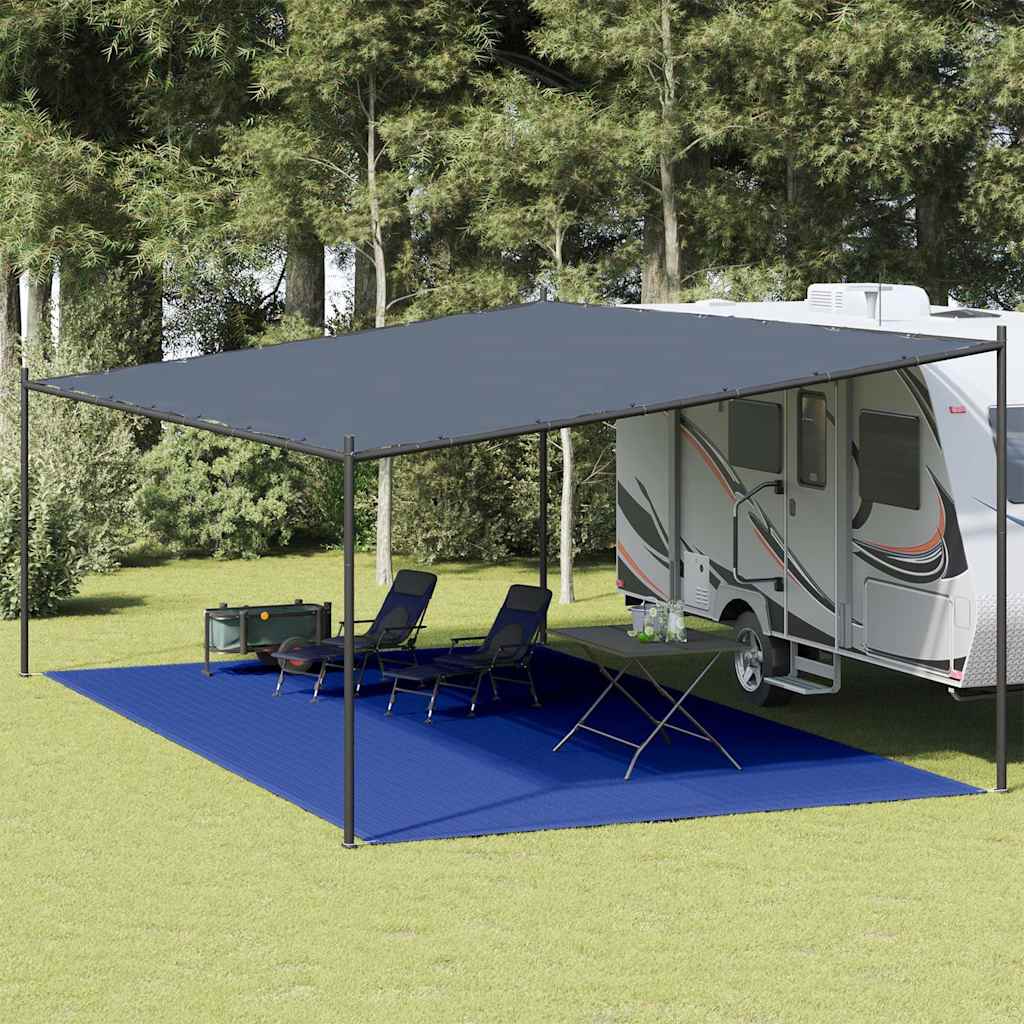 Tepih za šator 400 x 800 cm plavi HDPE