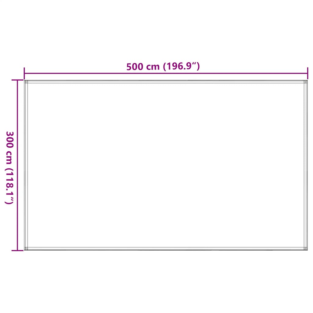 Tepih za šator 300 x 500 cm smeđe-sivi