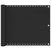 Balkonski zastor antracit 75 x 300 cm HDPE