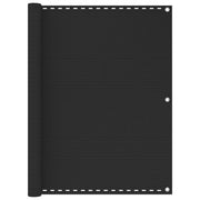 Balkonski zastor antracit 120 x 600 cm HDPE