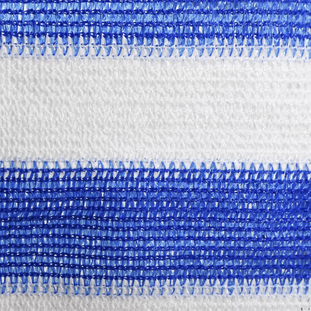 Balkonski zastor plavo-bijeli 120 x 300 cm HDPE