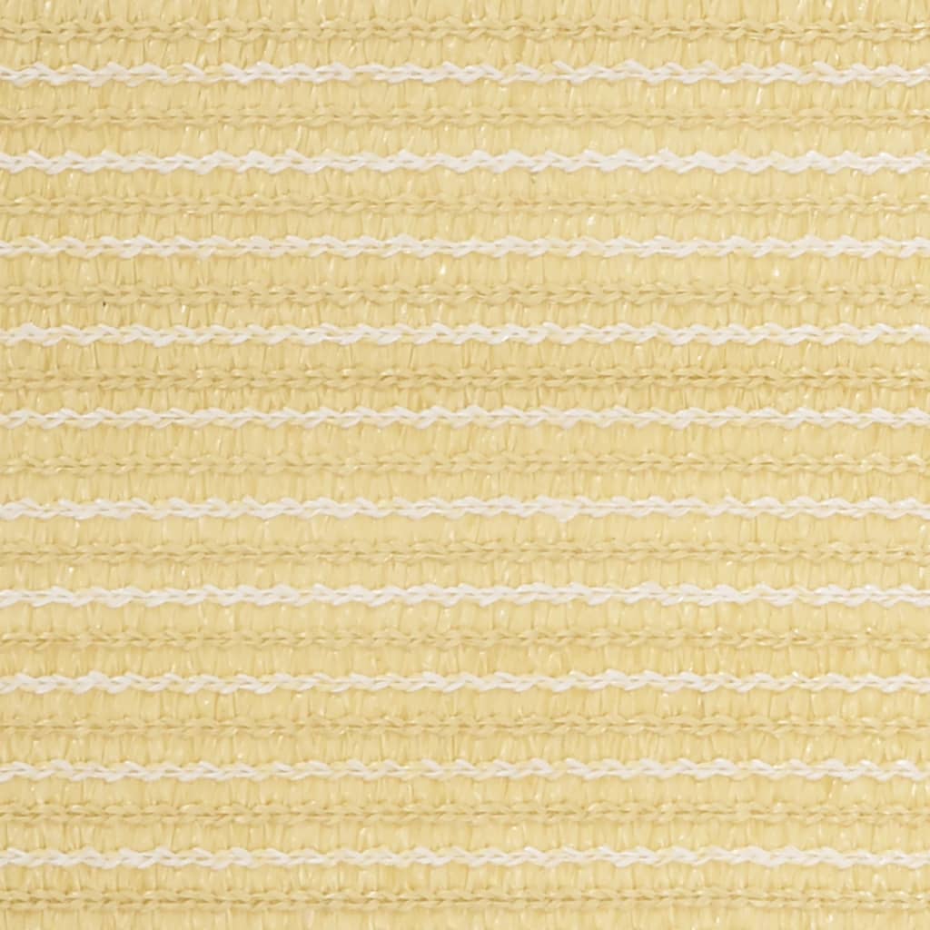 Balkonski zastor bež 75 x 400 cm HDPE