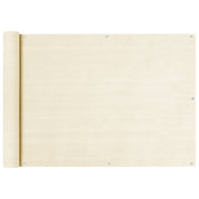 Balkonski zastor krem 75 x 600 cm HDPE
