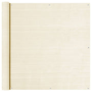 Balkonski zastor krem 120 x 500 cm HDPE