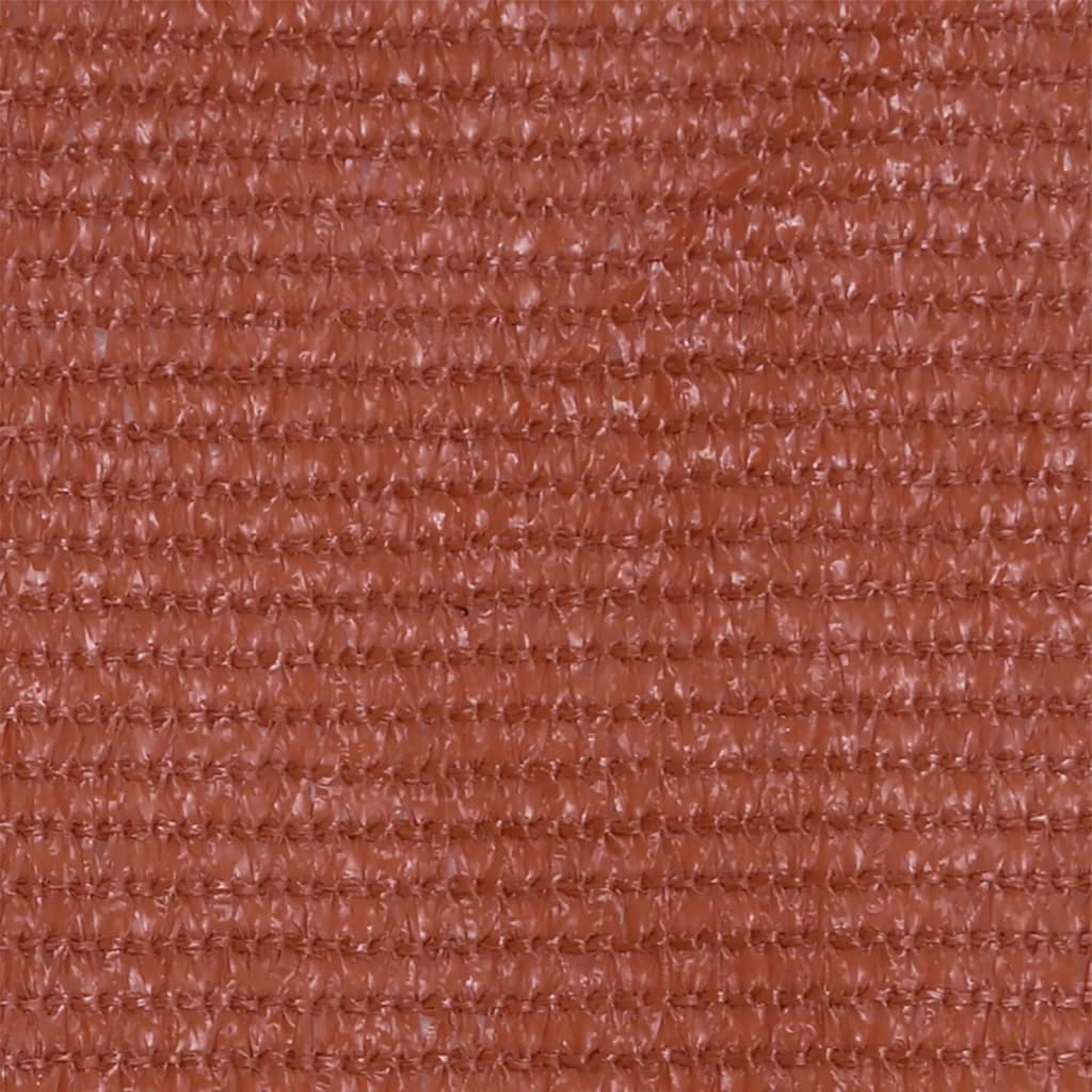 Balkonski zastor terakota 90 x 400 cm HDPE