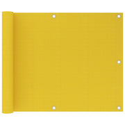 Balkonski zastor žuti 75 x 600 cm HDPE
