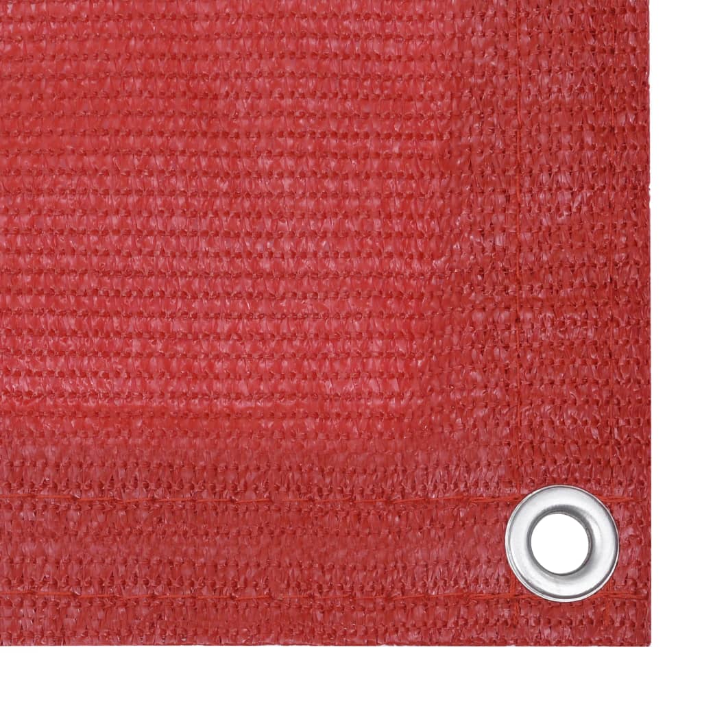 Balkonski zastor crveni 90 x 300 cm HDPE