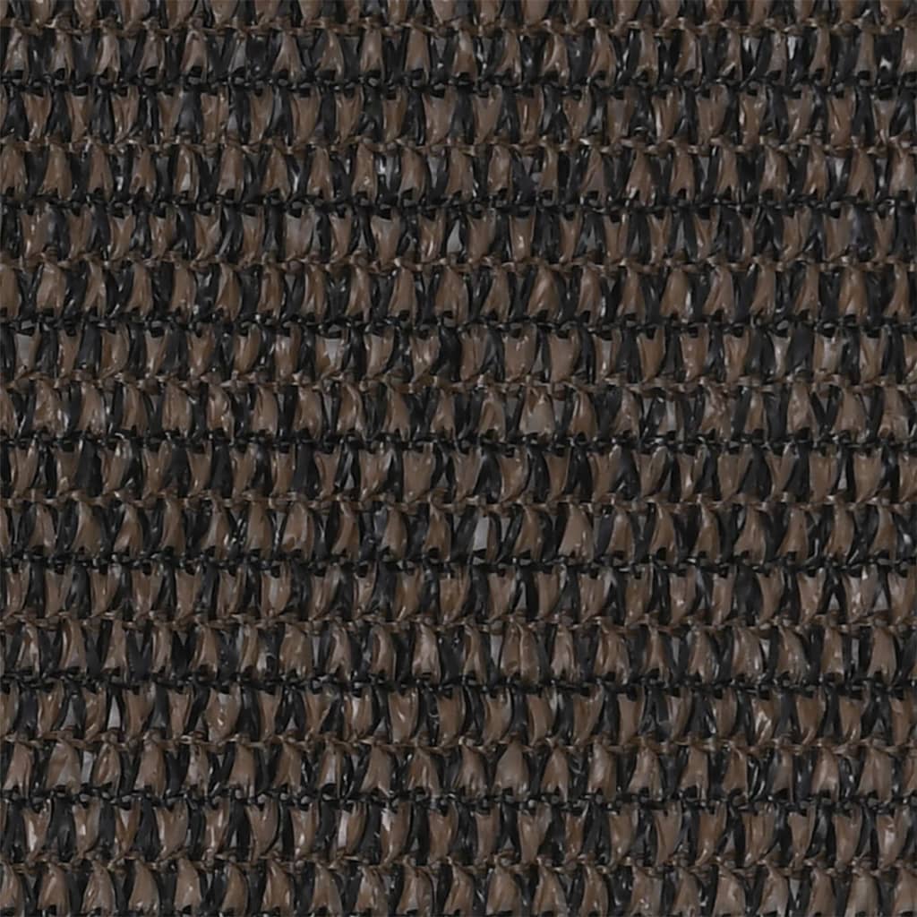 Balkonski zastor smeđi 120 x 400 cm HDPE