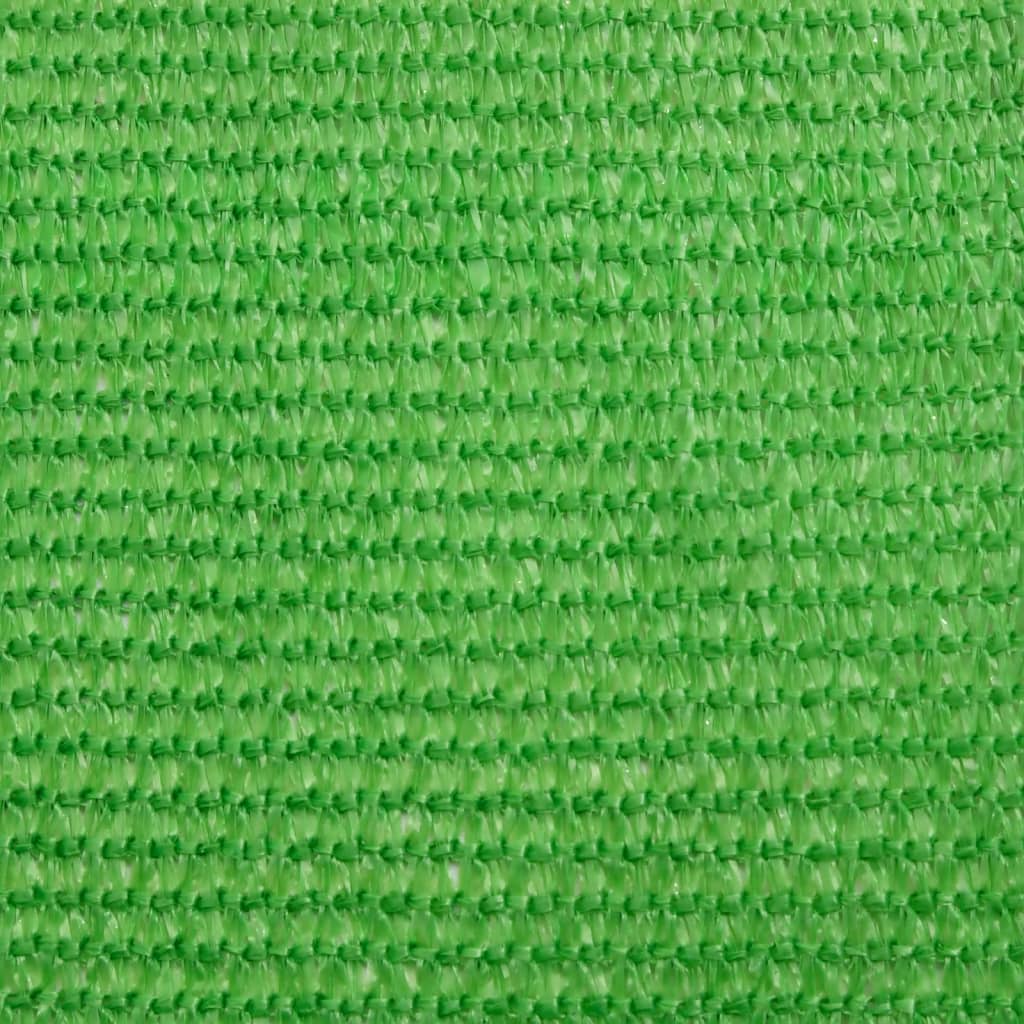 Jedro za zaštitu od sunca 160 g/m² svjetlozeleno 3/4 x 2 m HDPE