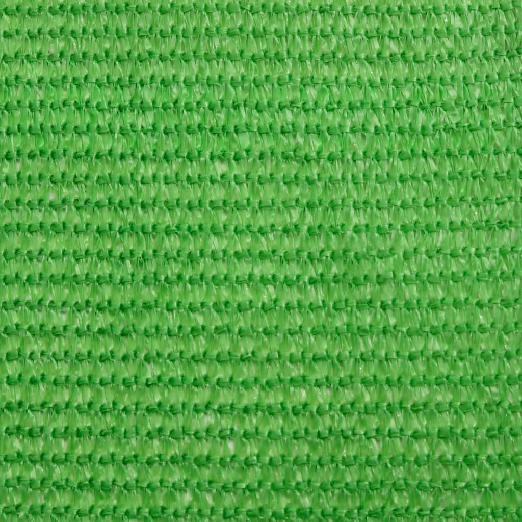 Jedro za zaštitu od sunca 160 g/m² svjetlozeleno 4/5 x 3 m HDPE