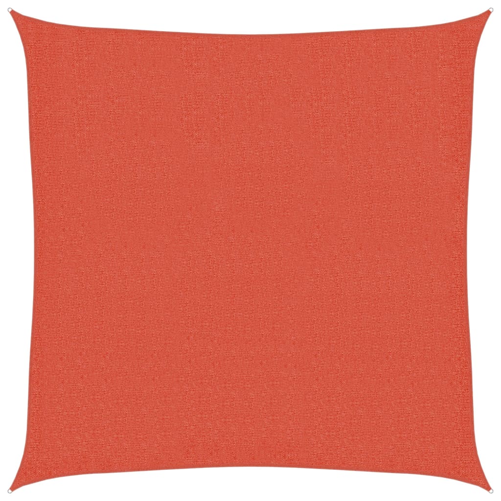 Jedro za zaštitu od sunca 160 g/m² terakota 3,6 x 3,6 m HDPE