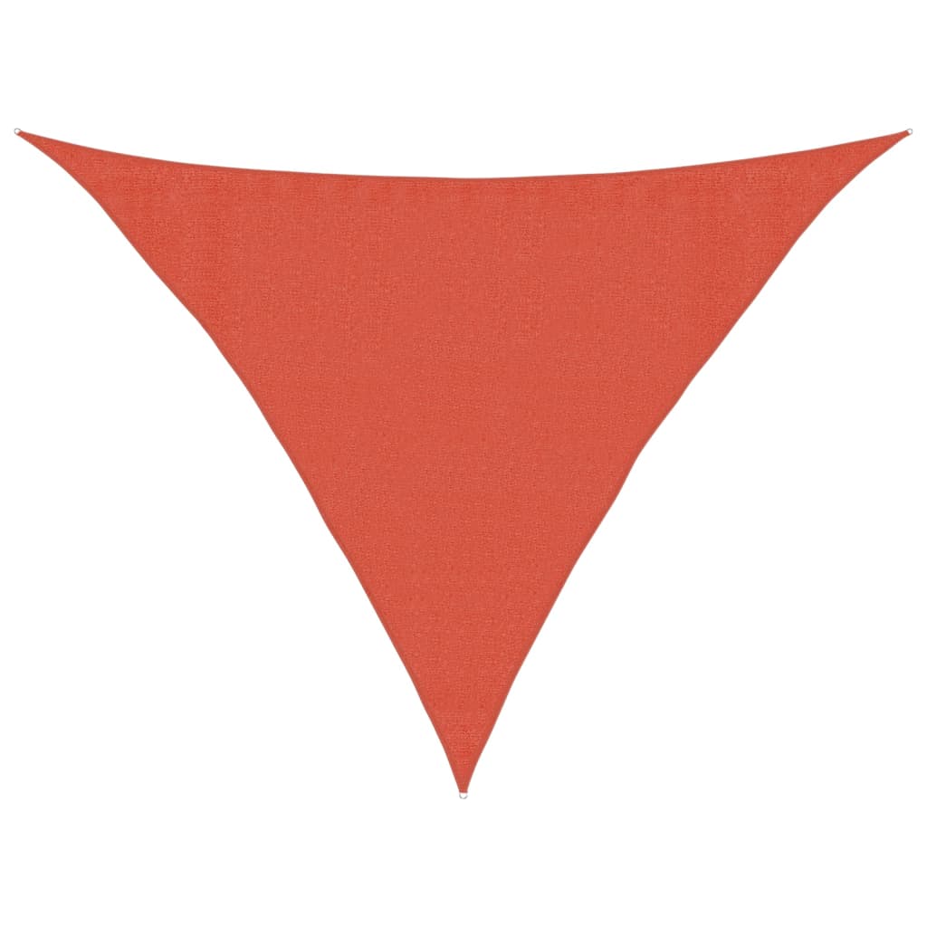 Jedro za zaštitu od sunca 160 g/m² terakota 3,5x3,5x4,9 m HDPE