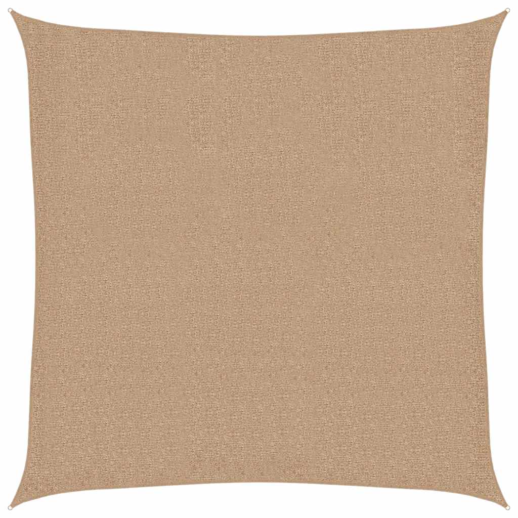 Jedro za zaštitu od sunca 160 g/m² smeđe-sivo 3,6 x 3,6 m HDPE