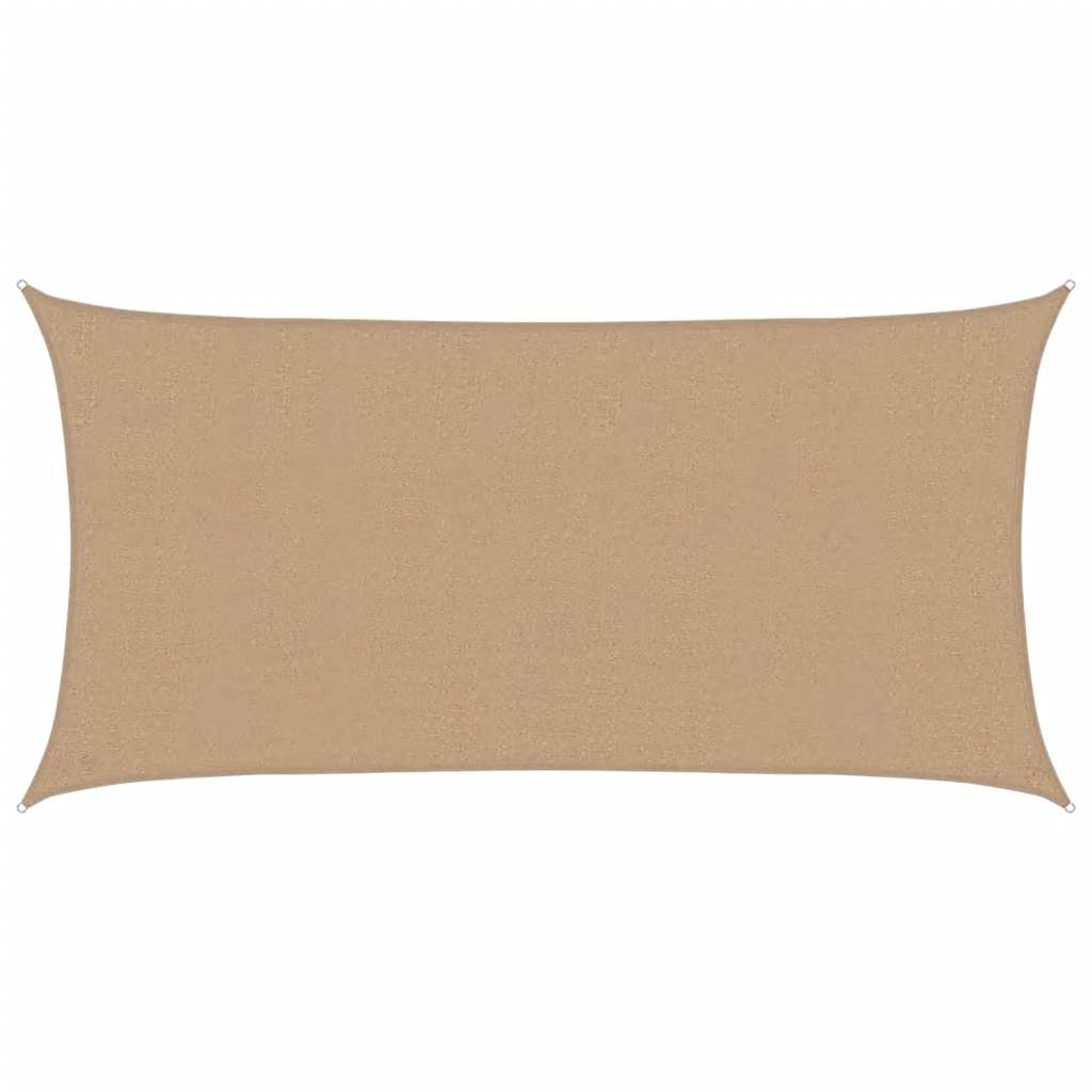 Jedro za zaštitu od sunca 160 g/m² smeđe-sivo 2 x 4 m HDPE