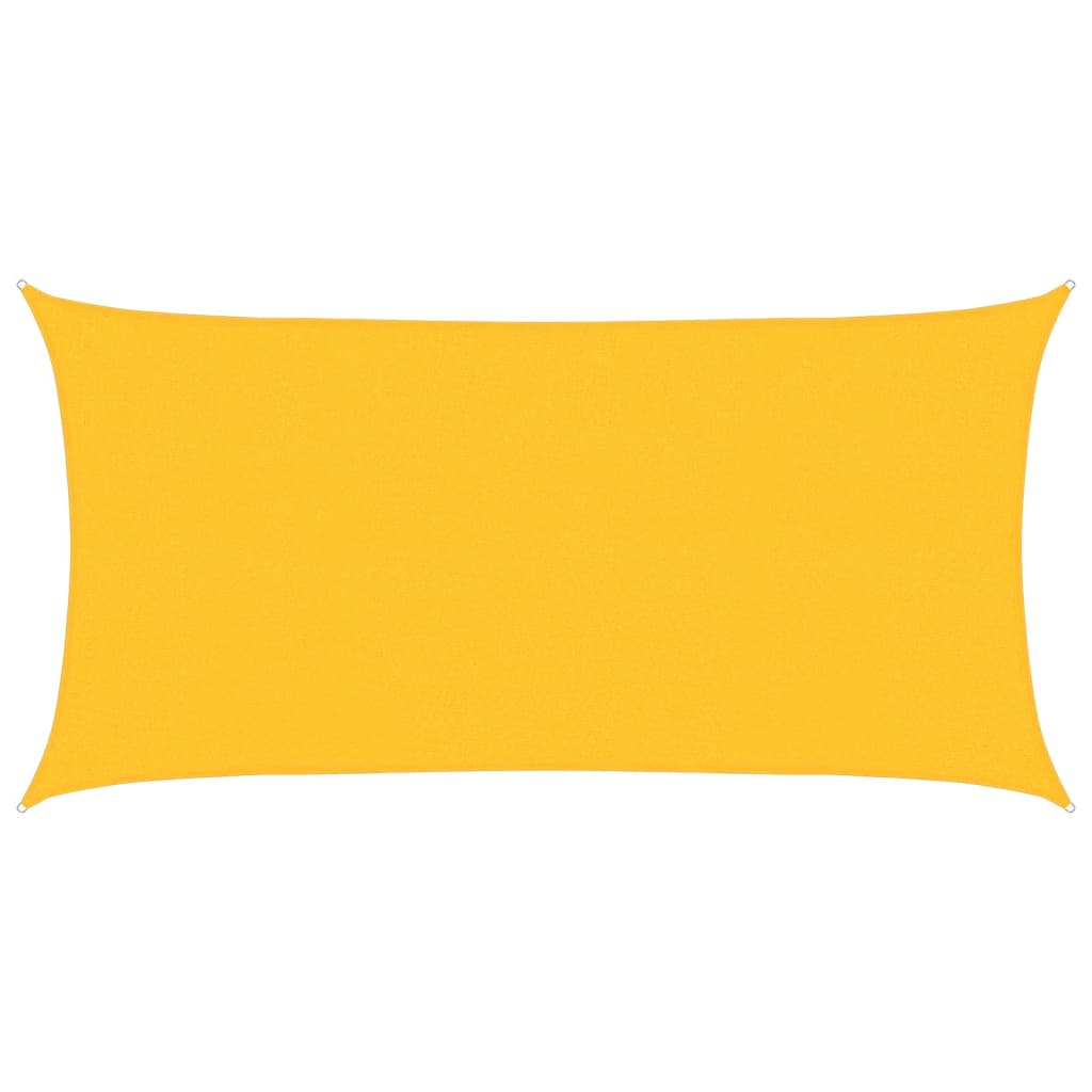 Jedro za zaštitu od sunca 160 g/m² žuto 2,5 x 4,5 m HDPE
