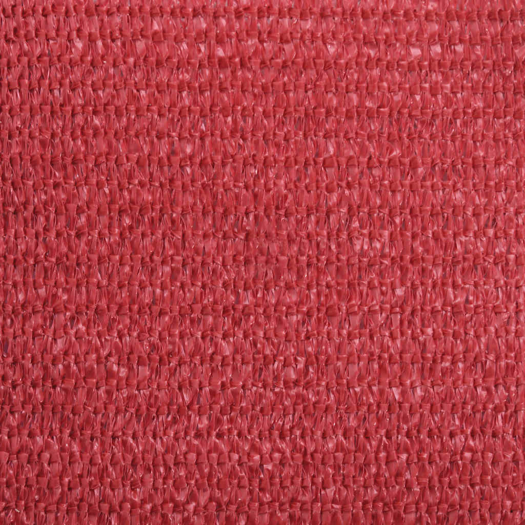Jedro za zaštitu od sunca 160 g/m² crveno 2,5 x 2,5 m HDPE