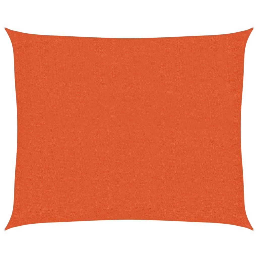 Jedro za zaštitu od sunca 160 g/m² narančasto 2,5 x 3 m HDPE