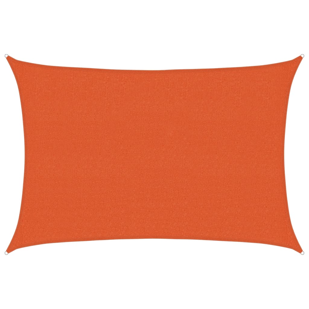 Jedro za zaštitu od sunca 160 g/m² narančasto 2,5 x 3,5 m HDPE