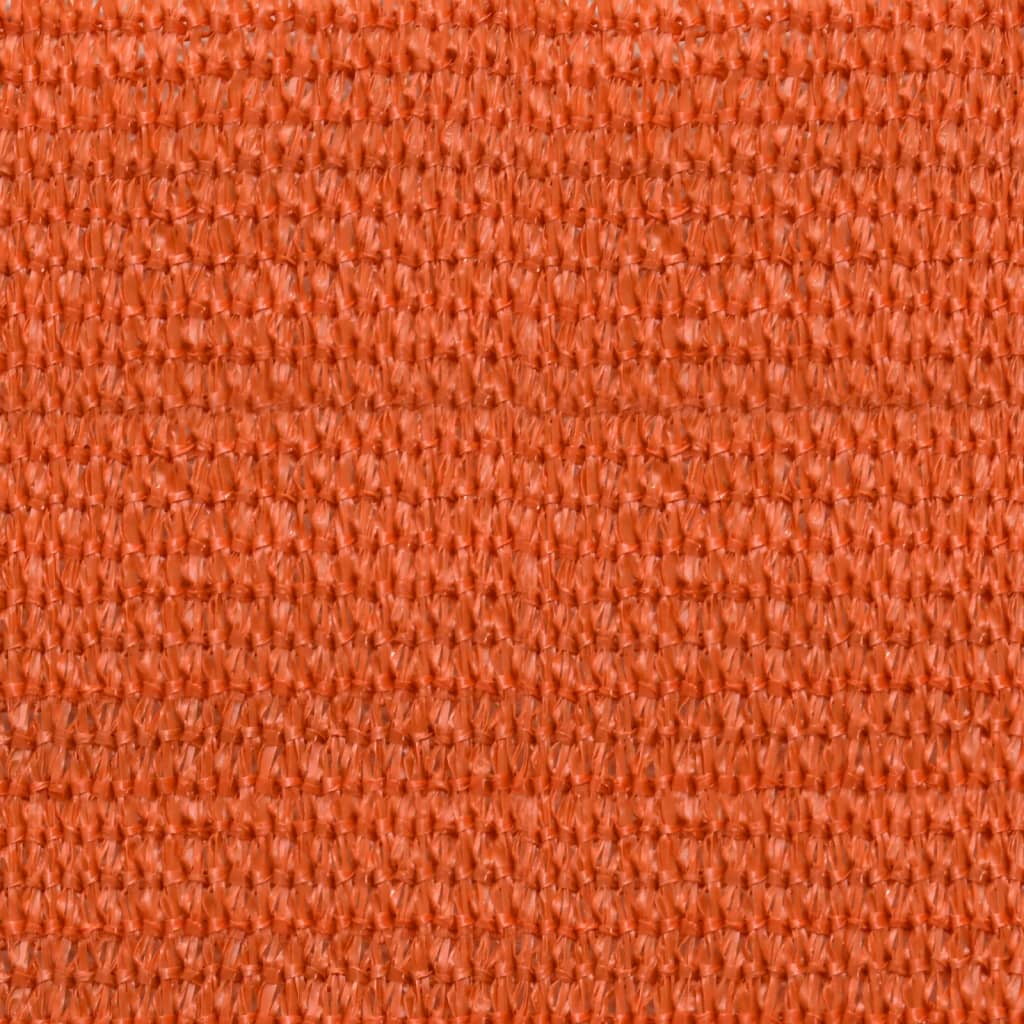 Jedro za zaštitu od sunca 160 g/m² narančasto 2,5 x 3,5 m HDPE