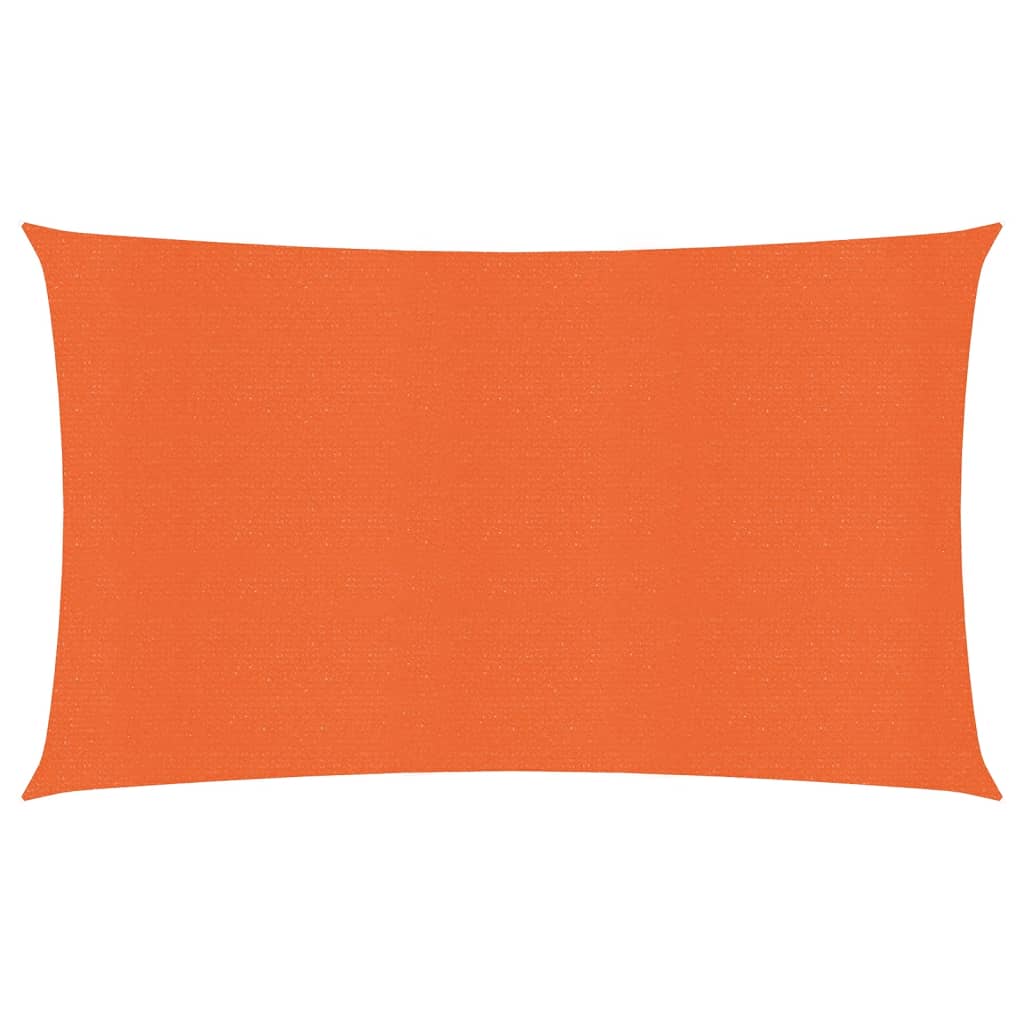 Jedro za zaštitu sunca 160 g/m² pravokutno narančasto 4x7m HDPE
