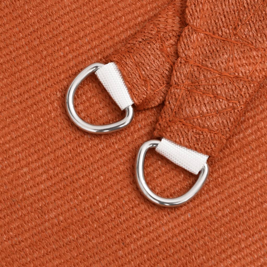 Jedro za zaštitu od sunca 160 g/m² narančasto 4 x 4 x 4 m HDPE