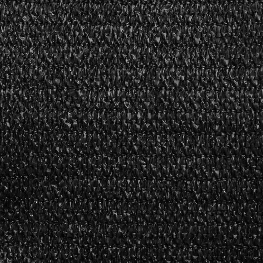 Jedro za zaštitu od sunca 160 g/m² Trokutasto crno 3x4x4 m HDPE