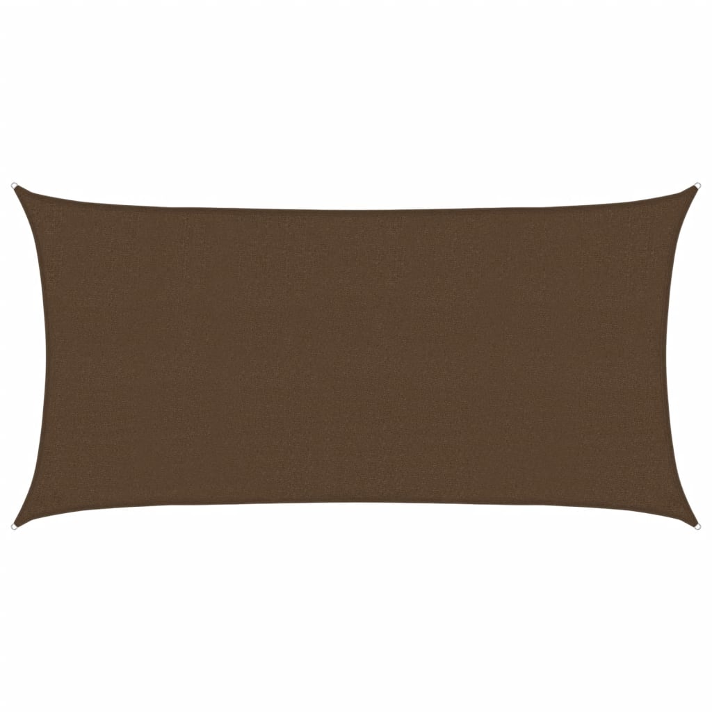 Jedro za zaštitu od sunca 160 g/m² smeđe 2 x 3,5 m HDPE